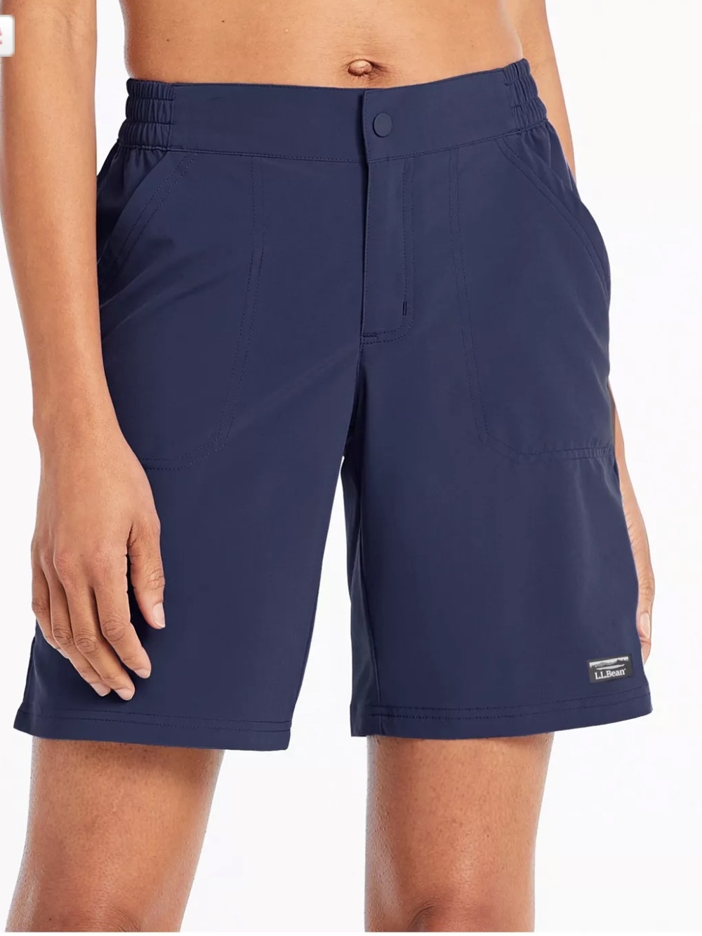 L.L. BEAN Women's L.L.Bean Stretch UPF Shorts Deepest Navy 0198 - Picture 1 of 13